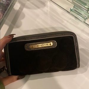 Juicy couture velvet wallet